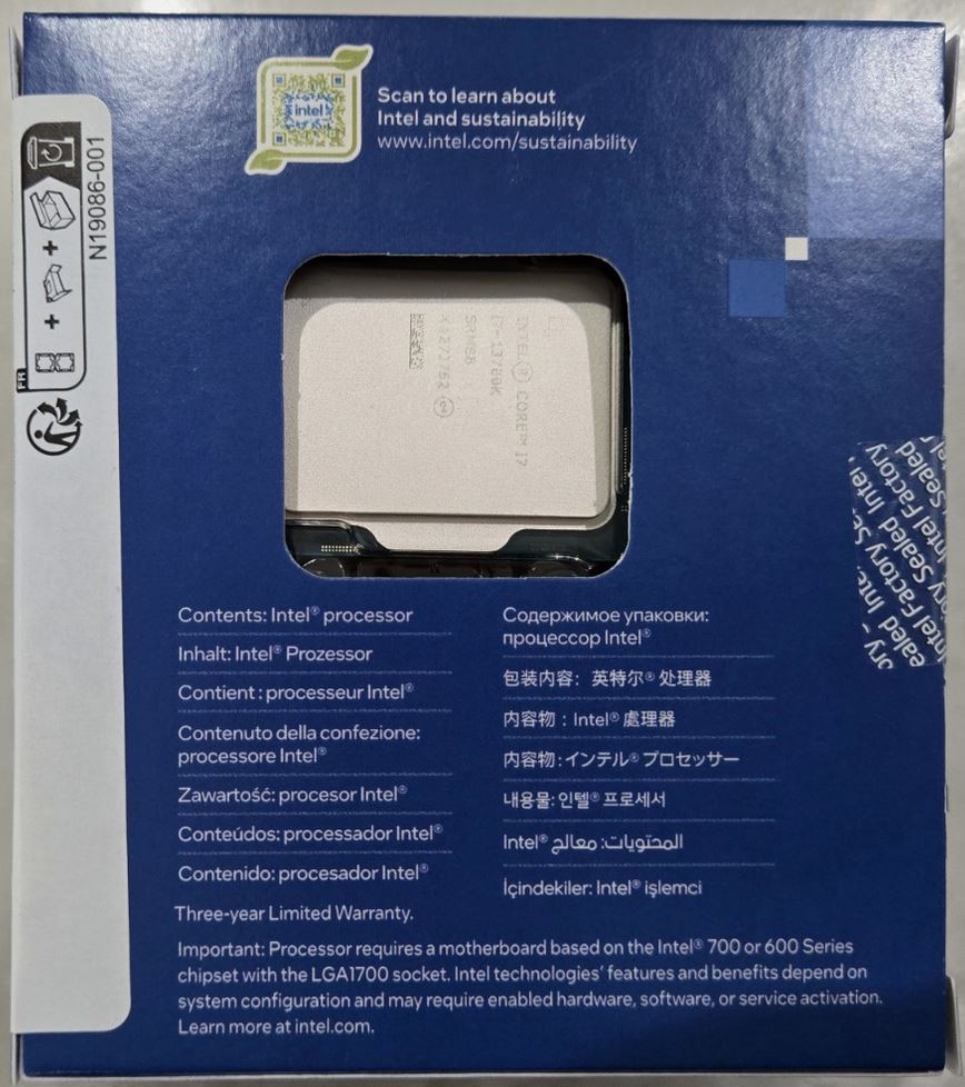 Intel Core i7-13700K Processor BX8071513700K