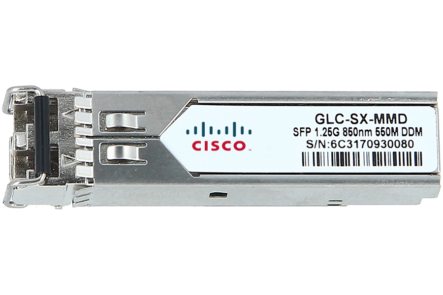 GLC-SX-MMD= Cisco SFP (mini-GBIC) 1000Base-SX MMF Transceiver