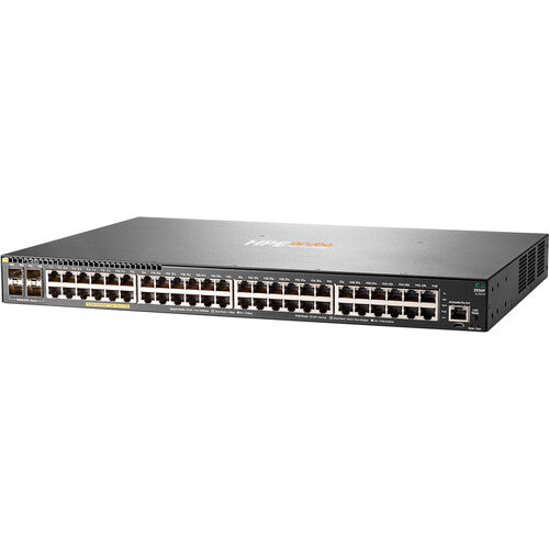 HPE Aruba 2930F 48G PoE+ 4SFP+ TAA 48-Port Rack-Mountable Switch JL264A