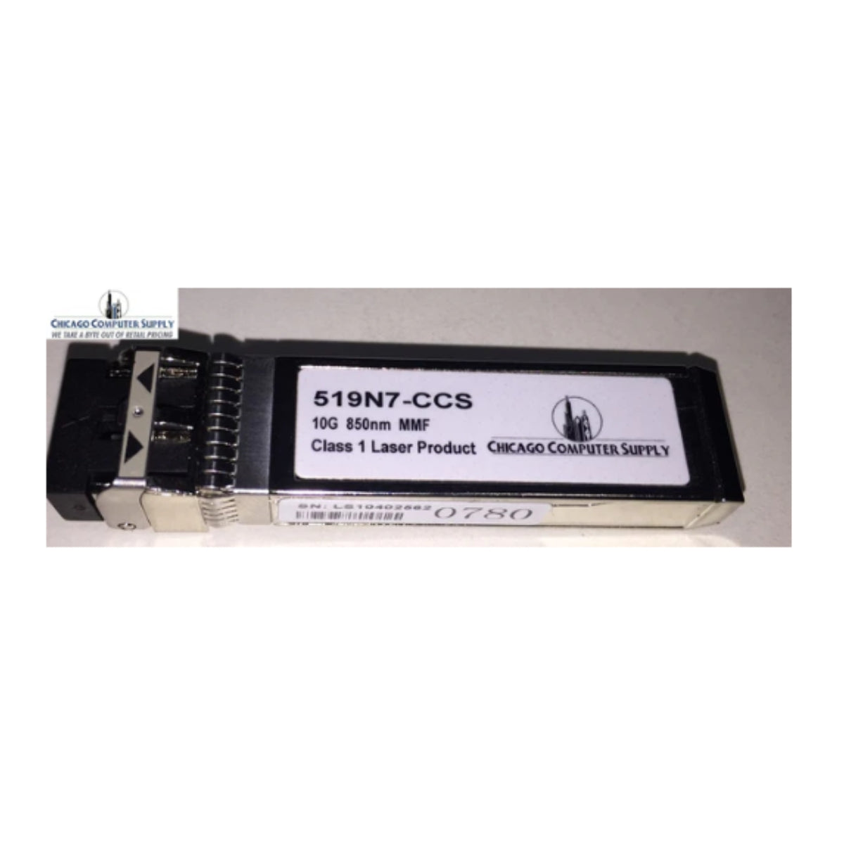 CCS Branded Dell SFP+ Optical Transceiver 10GBase Multi-mode 519N7-CCS