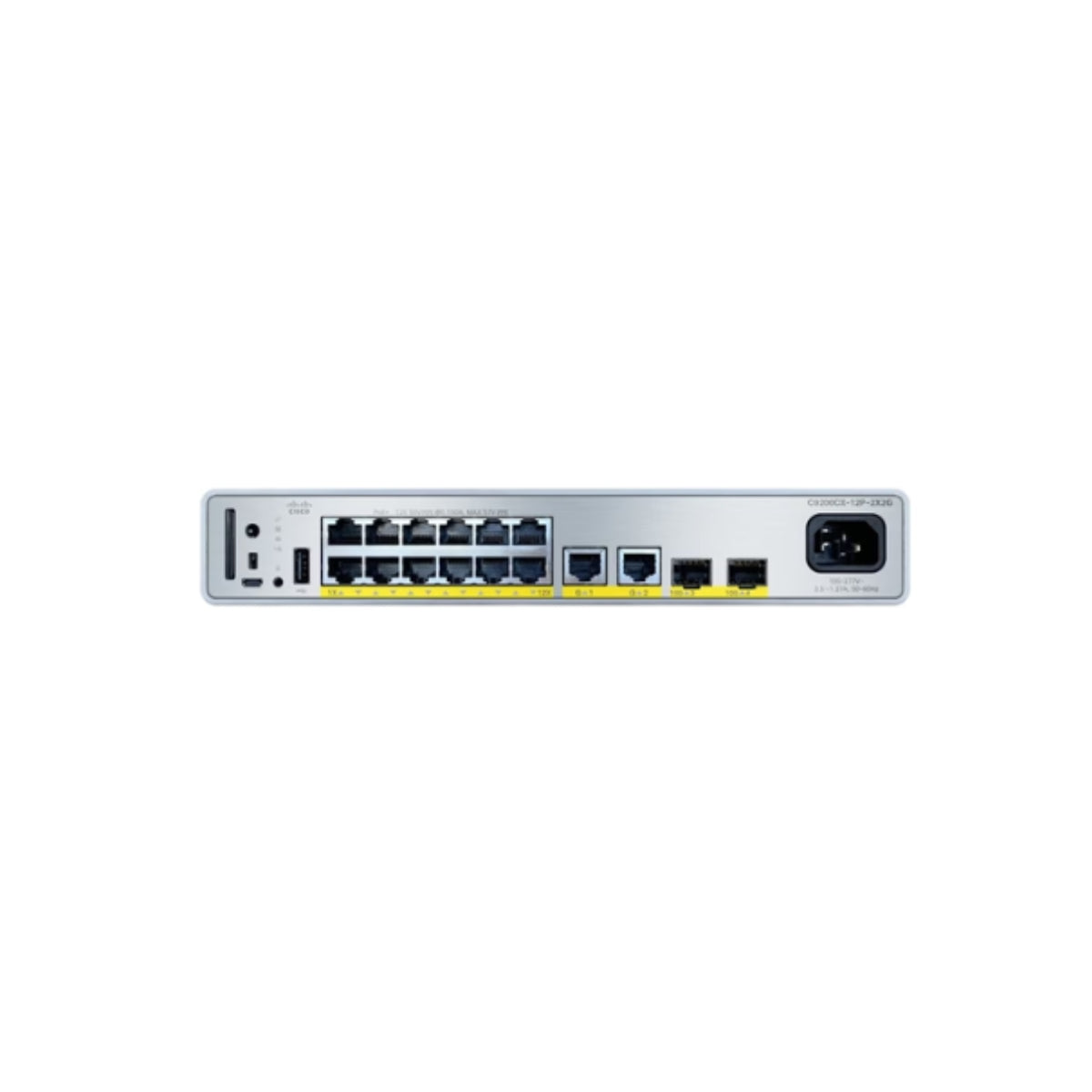 C9200CX-12P-2X2G-E Cisco Catalyst 9200CX Compact PoE+ Layer 3 Switch