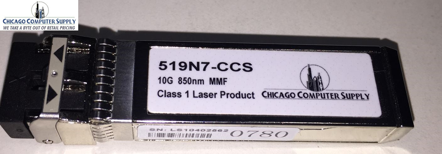CCS Branded Dell SFP+ Optical Transceiver 10GBase Multi-mode 519N7-CCS main image