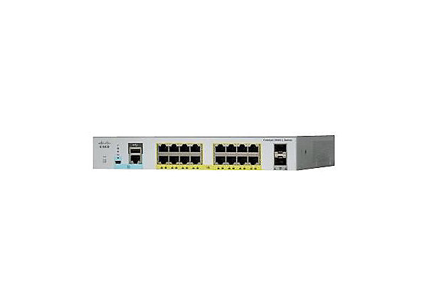 Cisco Catalyst 2960L 16PS LL 16-Ports Managed Switch WS-C2960L-16PS-LL main image