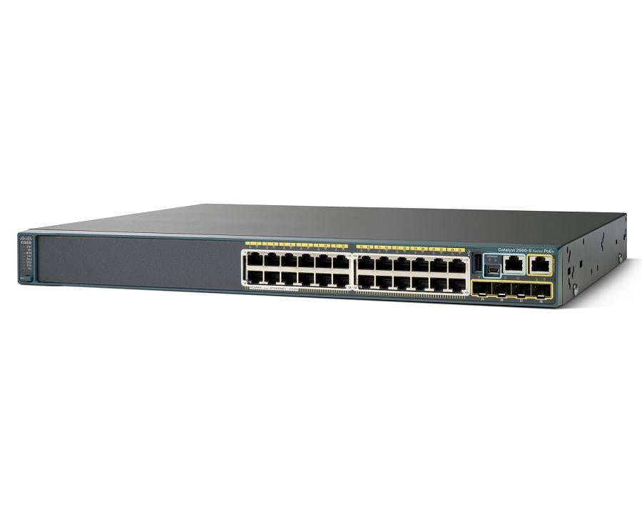 Cisco Catalyst 2960S-24TS-L 24 Port Switch WS-C2960S-24PS-L main image