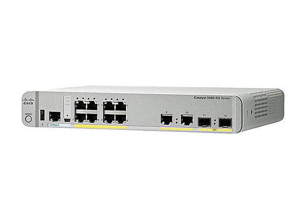 Cisco Catalyst 3560CX-8PC-S Managed Switch WS-C3560CX-8PC-S main image