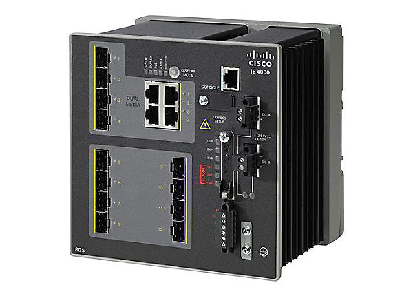Cisco Industrial Ethernet 4000 Series Managed Switch IE-4000-8GS4G-E main image
