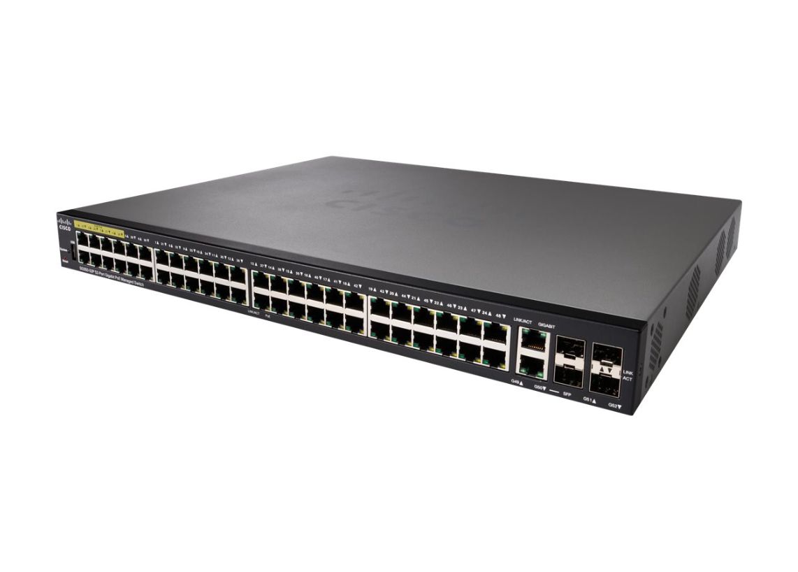 Cisco SG350-52P 52-port Gigabit PoE Managed Switch SG350-52P-K9 main image