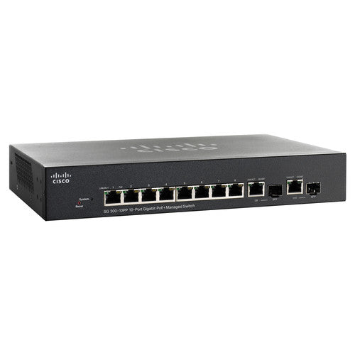 Cisco Small Business SG300-10PP 10-Port Gigabit Ethernet Switch main image