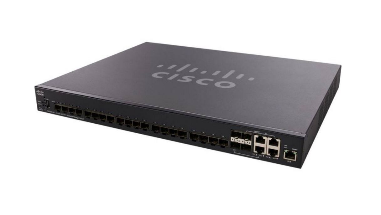 Cisco SX350X-24F Managed Switch 20 10-Gigabit SFP+ Ports SX350X-24F-K9-NA main image