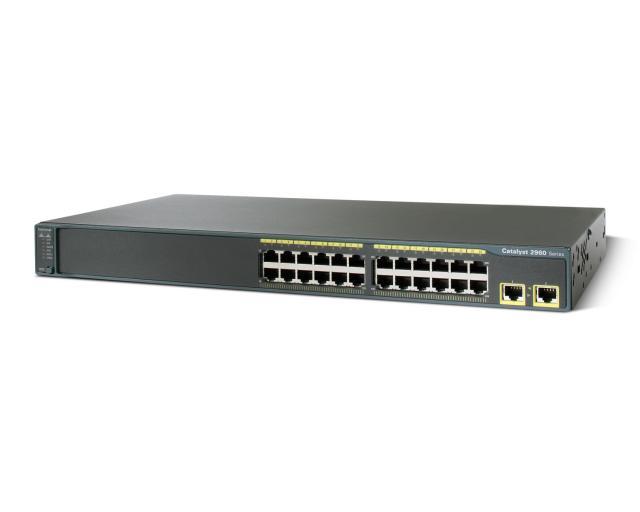Cisco Catalyst 2960 24 Port Managed Switch WS-C2960-24TT-L main image