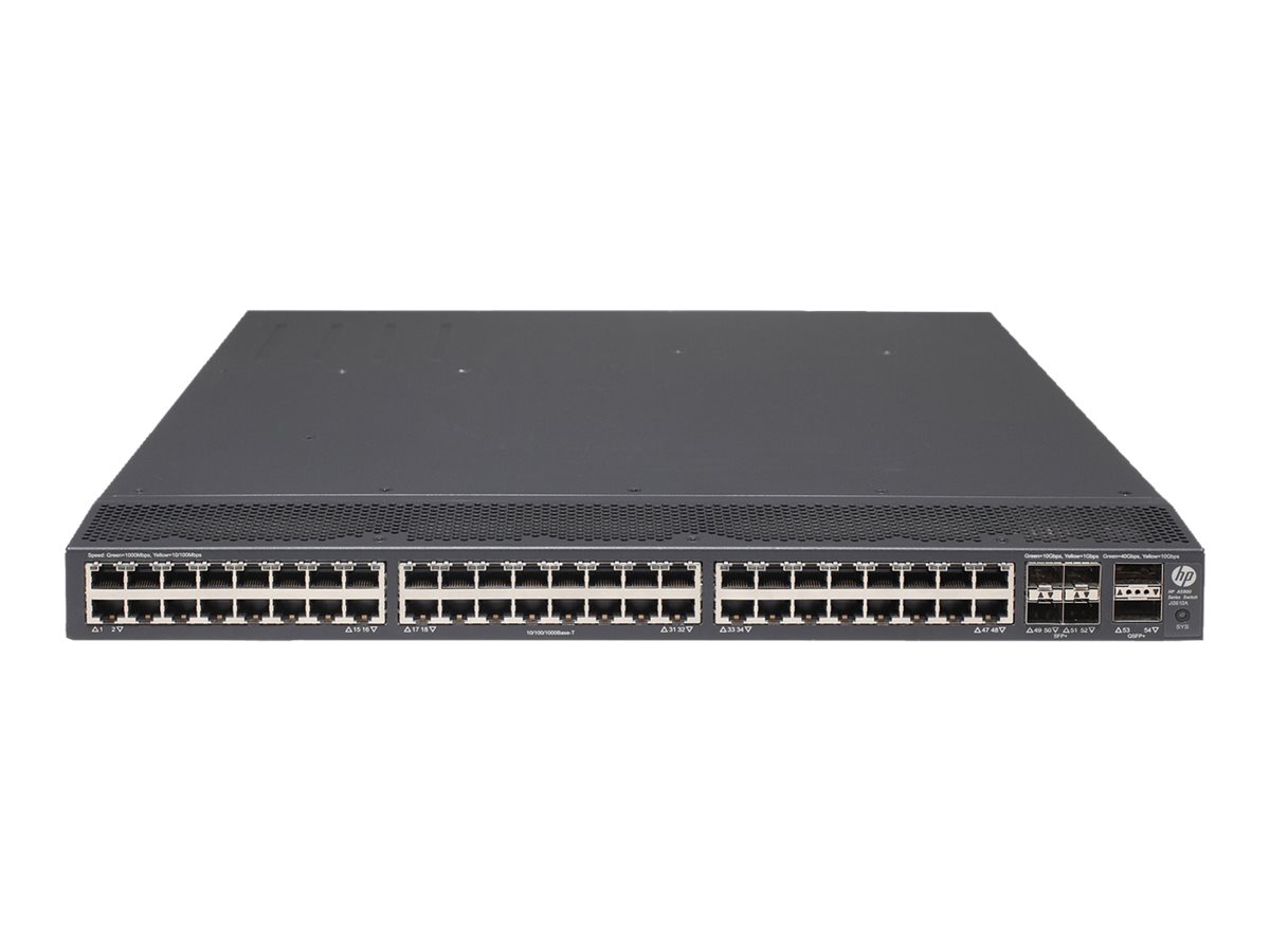 HPE FlexFabric 5900AF-48G-4XG-2QSFP B-F Bundle Switch 48 Ports Managed Rack-Mountable JG849A main image