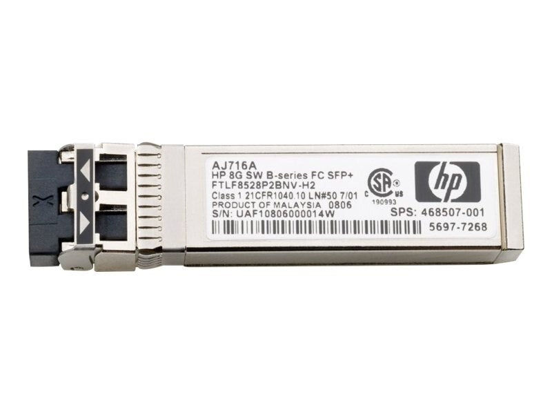 HPE 8Gb Long Wave B-series 10km Fibre Channel SFP + Transceiver AJ717A main image