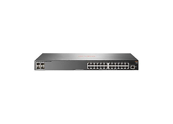 HPE Aruba 2930F 24G 4SFP+ 24 Ports Rack-Mountable Switch JL253A#ABA main image