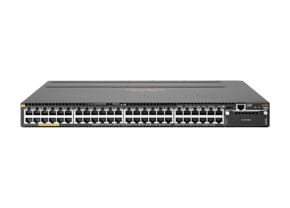 HPE Aruba 3810M 48GPoE+ 4SFP+ 1050W 48 Ports Switch JL429A#ABA main image