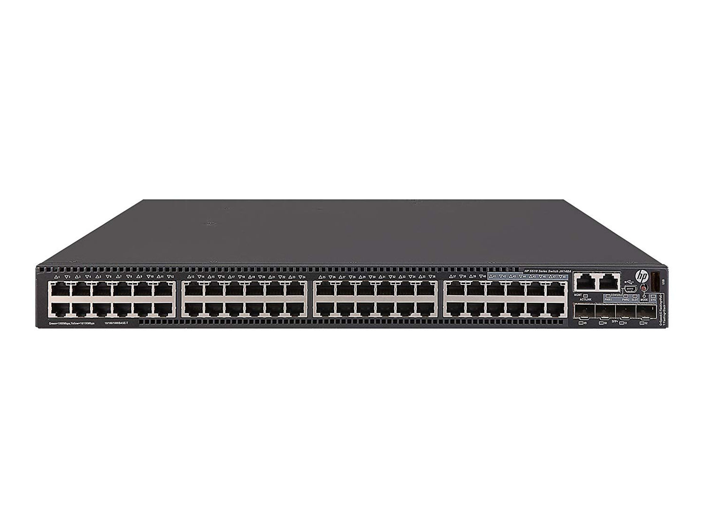 HPE FlexNetwork 5510 48G PoE+ 4SFP+ HI 1 Slot Switch JH148A main image