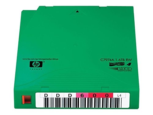 HPE LTO-4 Ultrium 1.6TB Non-custom Label Data Cartridge C7974AN main image
