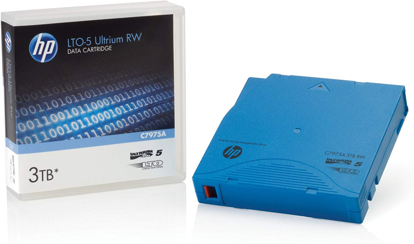 HPE LTO-5 Ultrium 3TB Custom Labeled No Case Library Pack 20-pack C7975AC main image