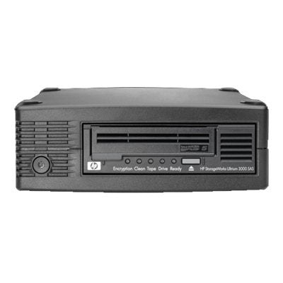 HPE StoreEver LTO-5 Ultrium 3000 SAS External Tape Drive EH958B main image