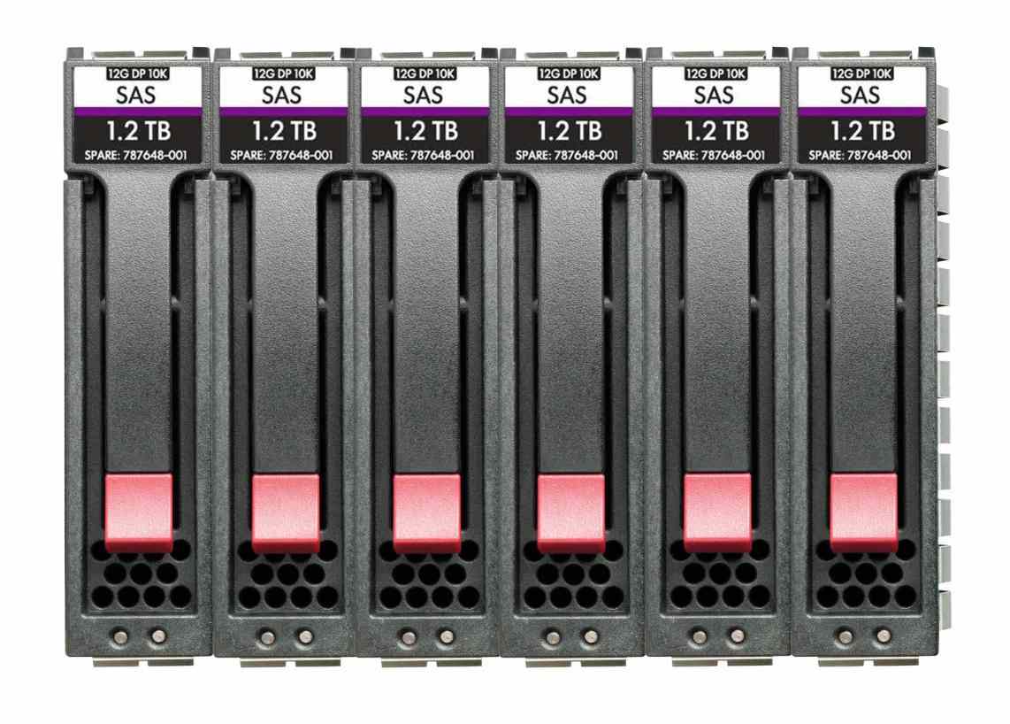 HPE MSA 7.2TB SAS 12G Enterprise 10K SFF (2.5in) 3yr Wty 512n 6-pack HDD Bundle R0P85A main image