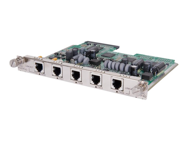 HPE MSR 4-Port FXS 1-Port FXO DSIC Module JG189A main image