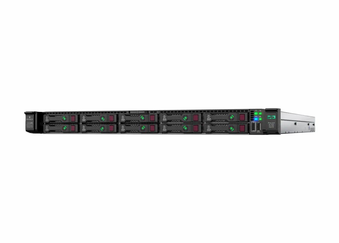 HPE ProLiant DL360 Gen10 4214 1P 16GB-R P408i-a NC 8SFF 500W PS Server P19775-B21 main image