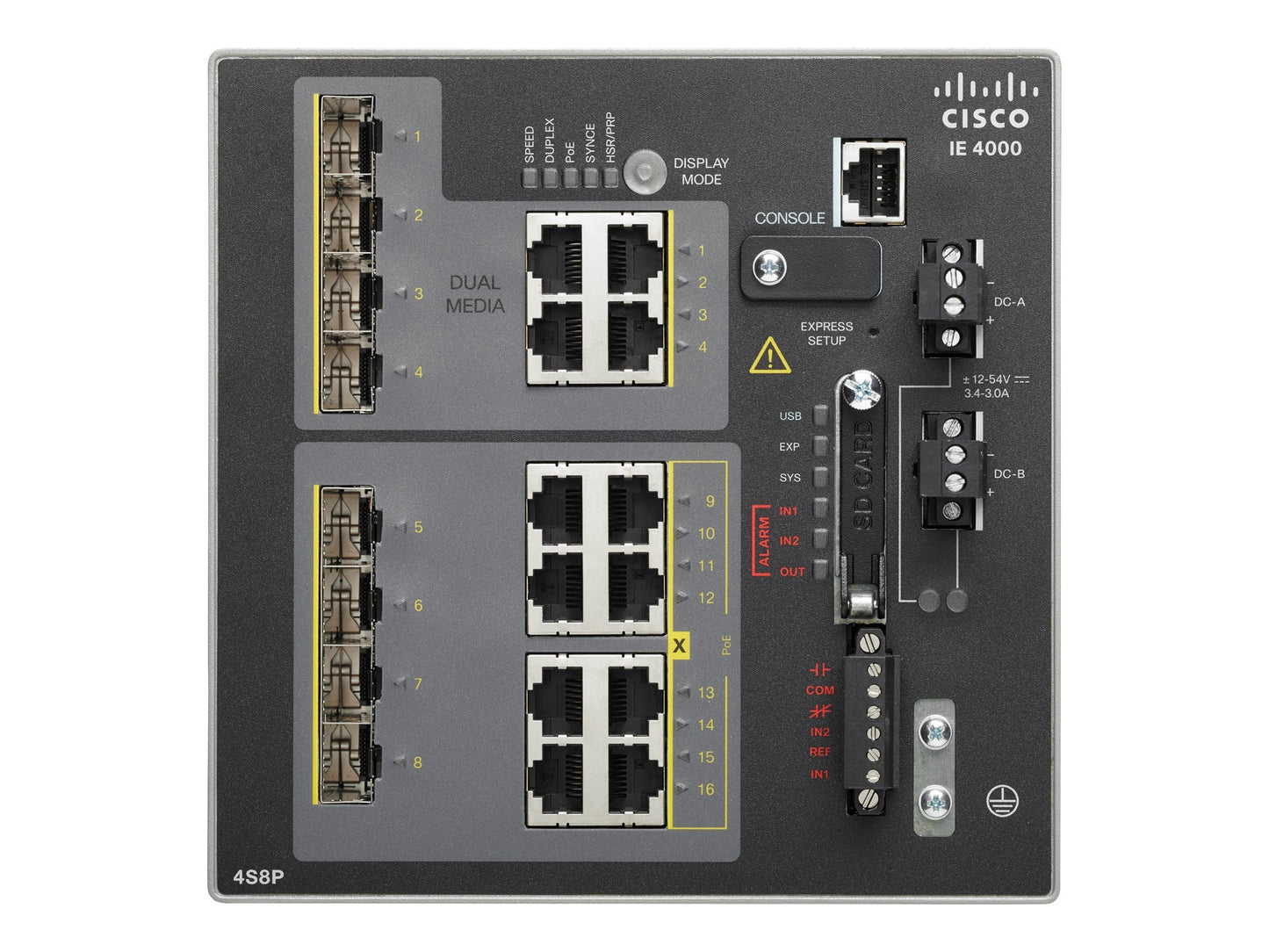 IE-4000-4S8P4G-E Cisco Industrial Ethernet 4000 Managed Switch