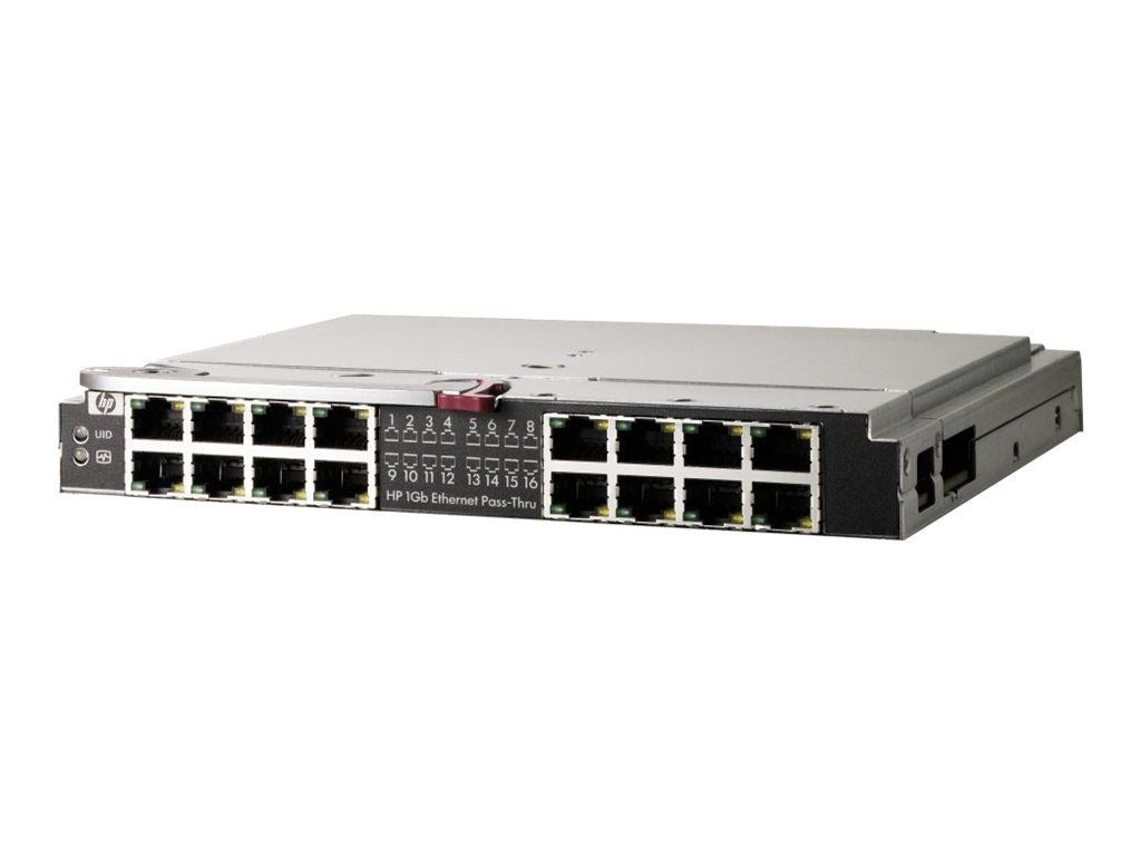HPE 1Gb Ethernet Pass-Thru Module 16-Port RJ-45 406740-B21