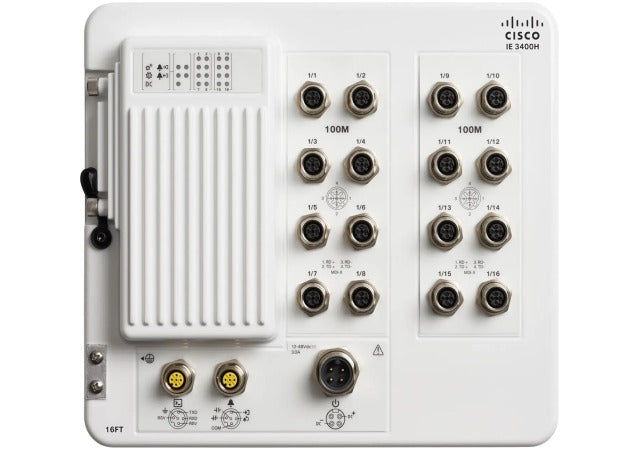 IE-3400H-16FT-A Cisco Catalyst IE3400 Heavy Duty Industrial Switch