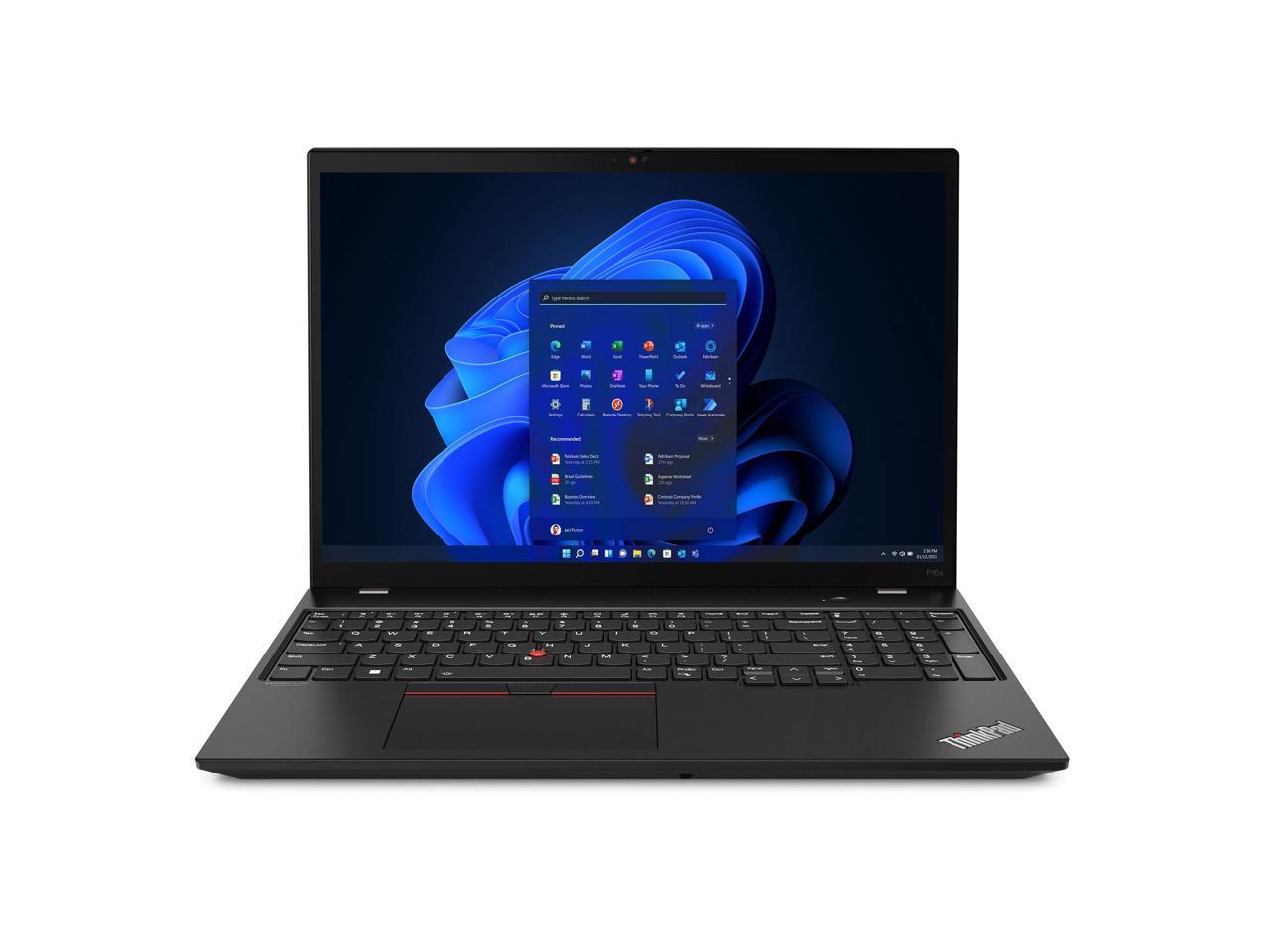 Lenovo ThinkPad P16s Gen 2 AMD Radeon 780M 16" 32GB 1TB Laptop 21K9001MUS main image