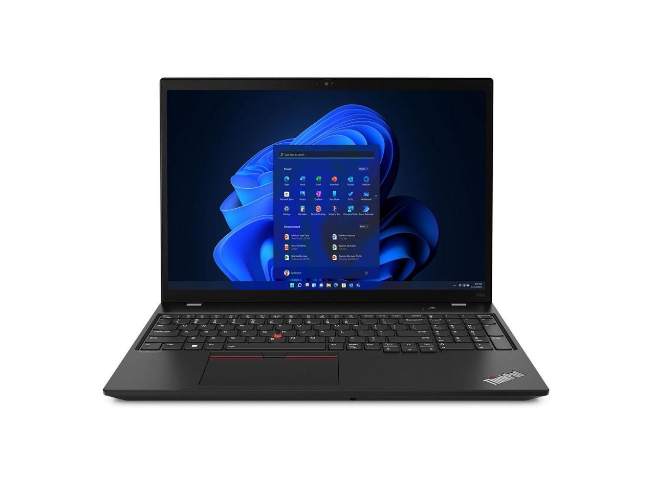Lenovo ThinkPad P16s Gen 2 Intel Core i7-1360P 16" 16GB 1TB Laptop 21HK001YUS main image