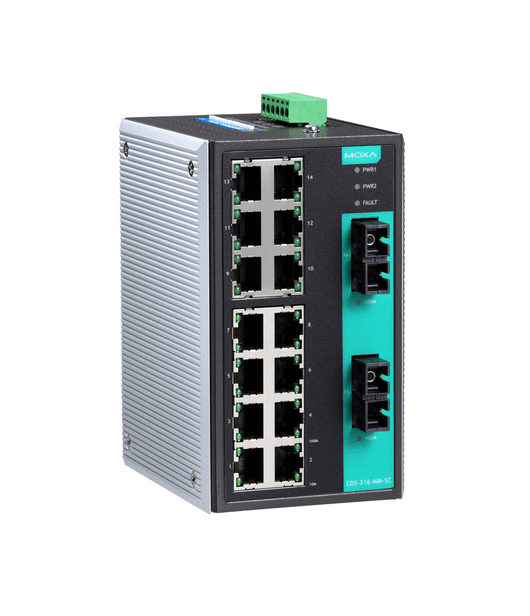 Moxa EDS-316 Unmanaged Ethernet Switch main image