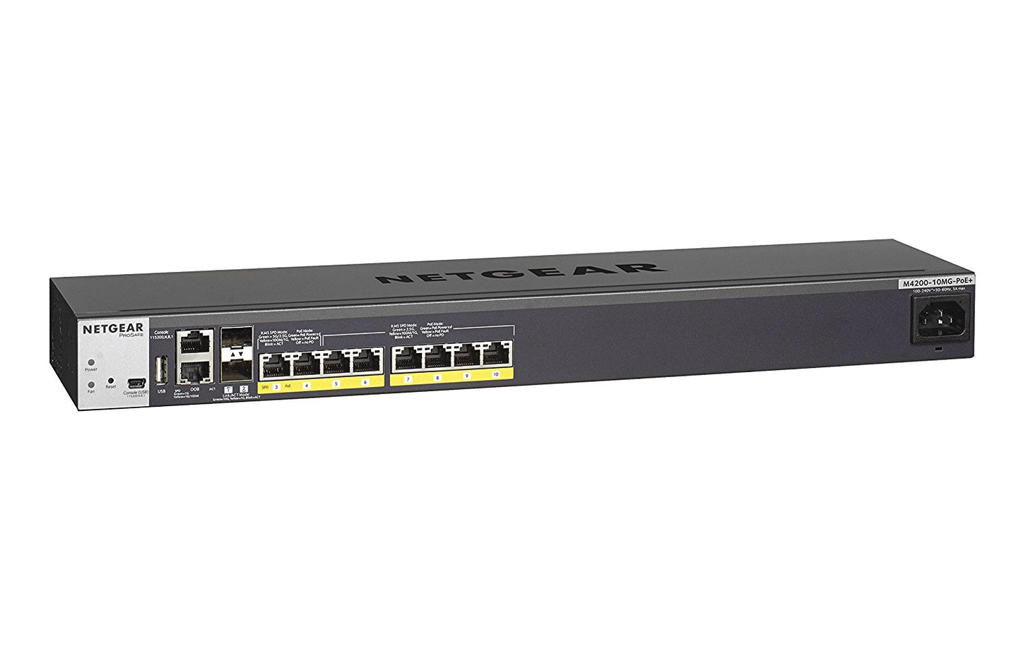 Netgear M4200-10MG-PoE+ MultiGigabit Ethernet Managed Switch GSM4210P main image