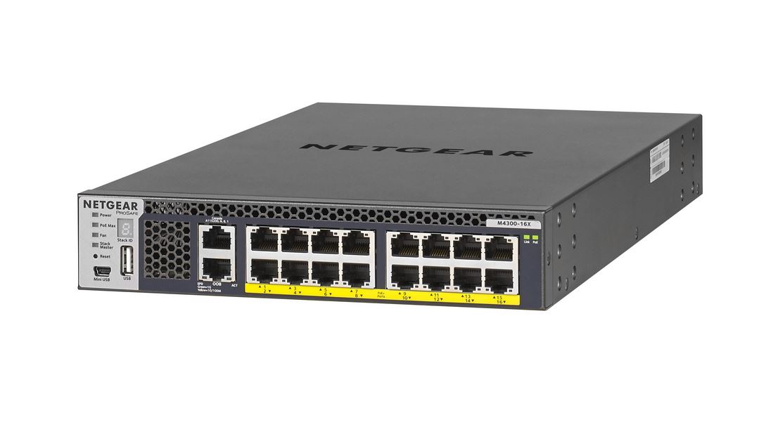 NETGEAR Stackable Multi-gig Managed Switch 16x100M/1/2.5/5/10G XSM4316PA-100NES main image