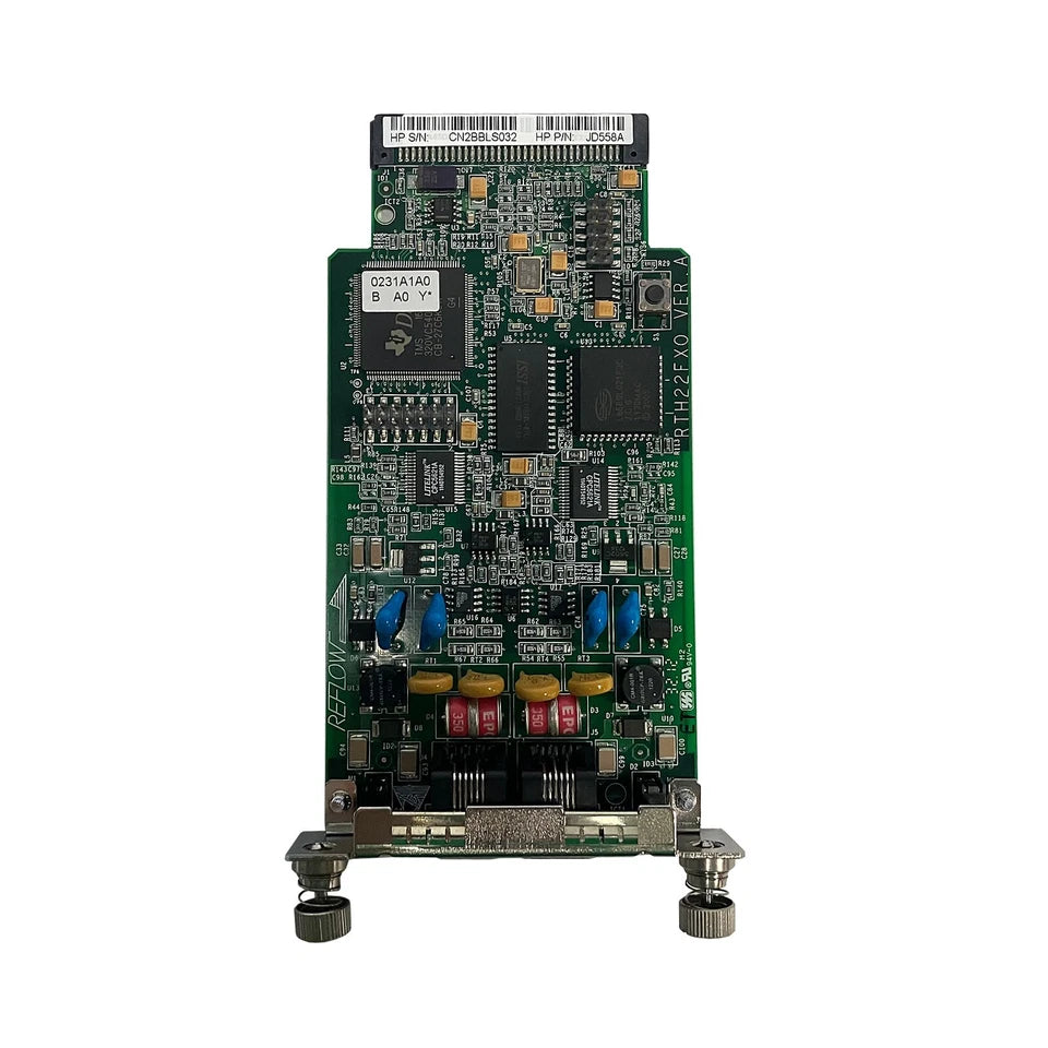 HPE MSR 2-Port FXO Voice Interface Module JD558A
