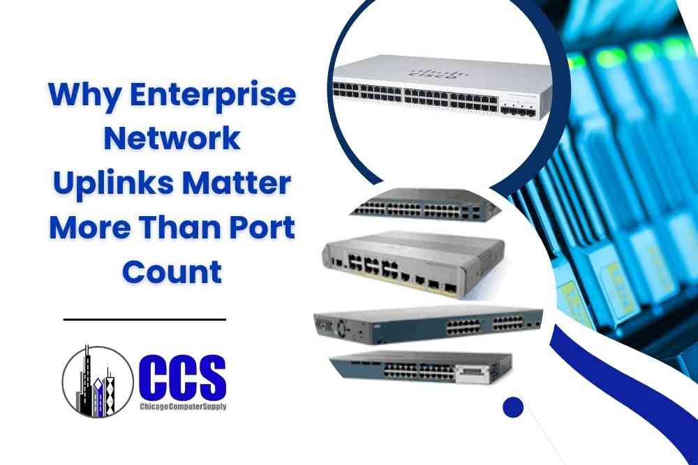 Enterprise network uplinks vs. port count