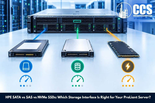 HPE SATA vs SAS vs NVMe SSDs: Which Storage Interface Is Right for Your ProLiant Server?
