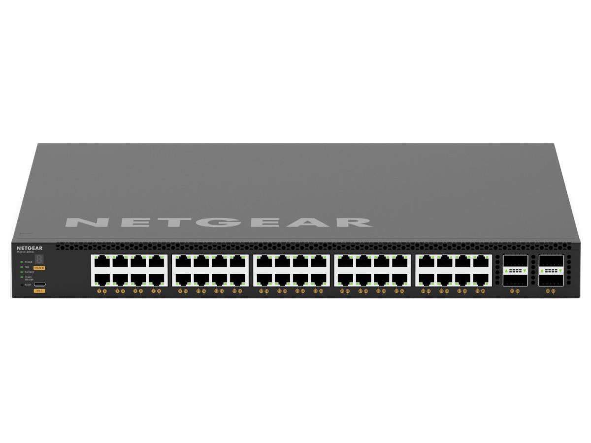 Netgear 40-Port 10G PoE++ Compliant Managed AV Network Switch XSM4344C-TAANES