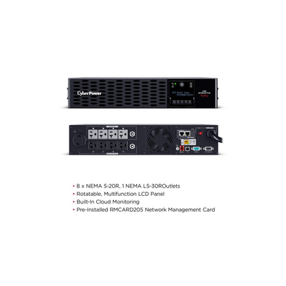 PR3000RT2UCN CyberPower Smart App Sinewave UPS