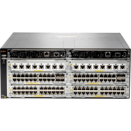 HPE Aruba 5406R 8-Port 1/2.5/5/10GBASE-T PoE+ 8-Port SFP+ (No PSU) v3 zl2 Switch JL002A