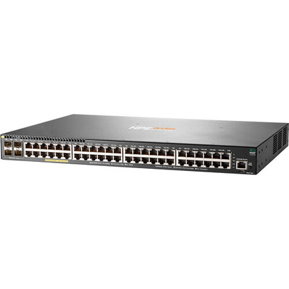 HPE Aruba 2930F 48G PoE+ 4SFP+ TAA 48-Port Rack-Mountable Switch JL264A