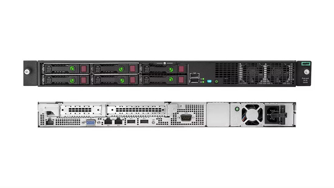 HPE ProLiant DL20 Gen10 E-2224 1P 8GB-U S100i 2LFF-NHP 290W PS Server P17078-B21