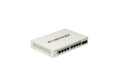 Fortinet FortiSwitch 108F-FPOE – FS-108F-FPOE – Fanless Managed Layer 2 Switch with 8 GE PoE+ Ports & 2 SFP (130 W Budget)