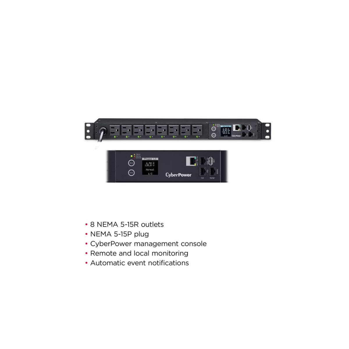 PDU41001 CyberPower Switched PDU