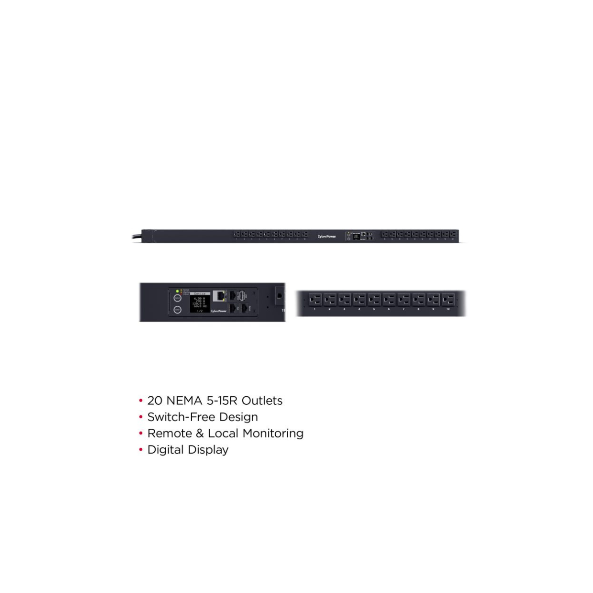 PDU31116 CyberPower Monitored PDU