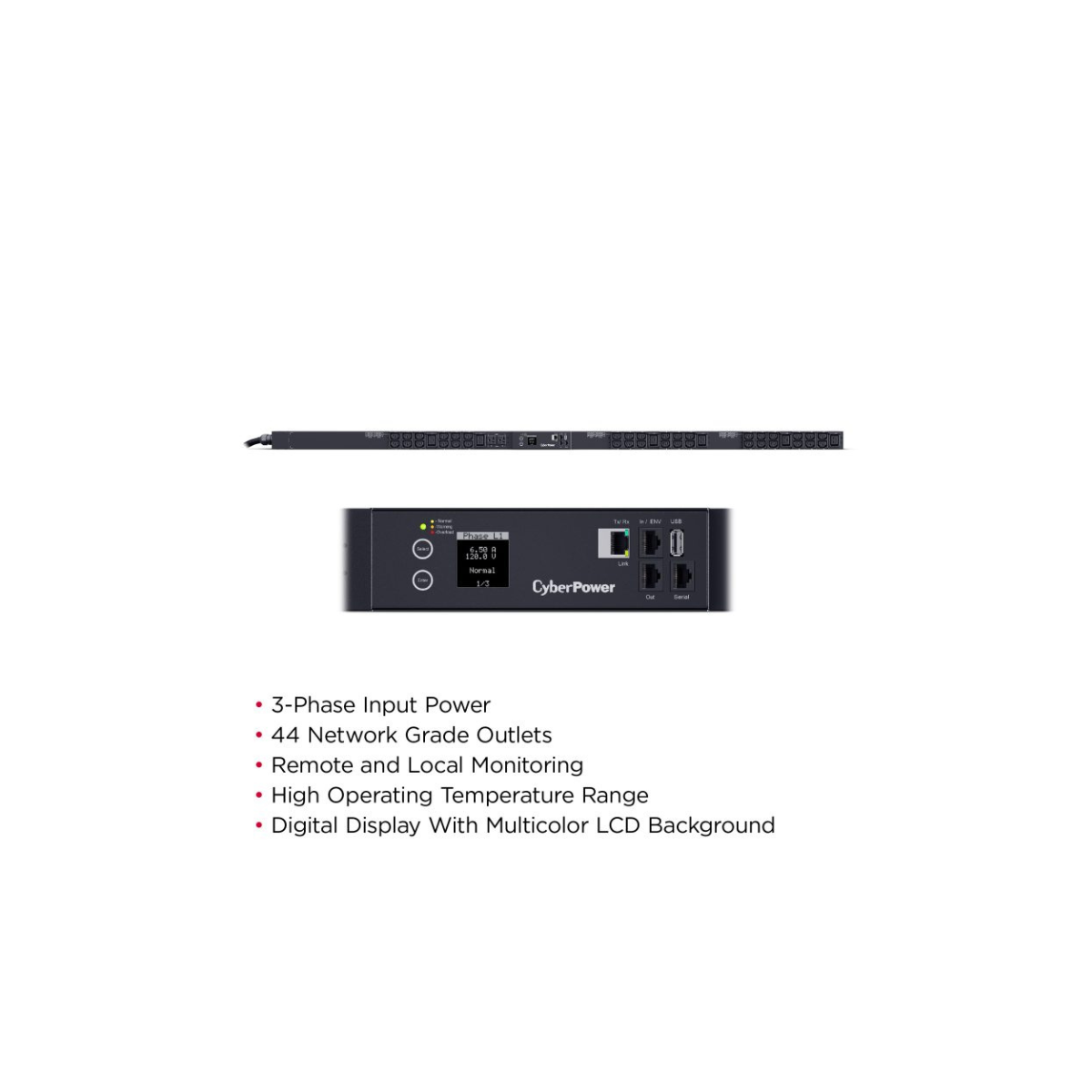PDU33103 CyberPower Monitored Series PDU