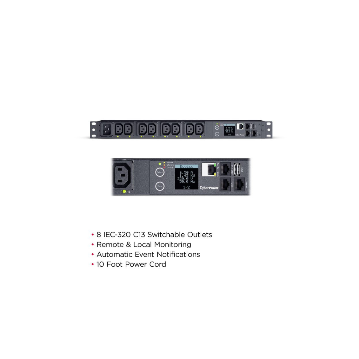 PDU41005 CyberPower Switched PDU