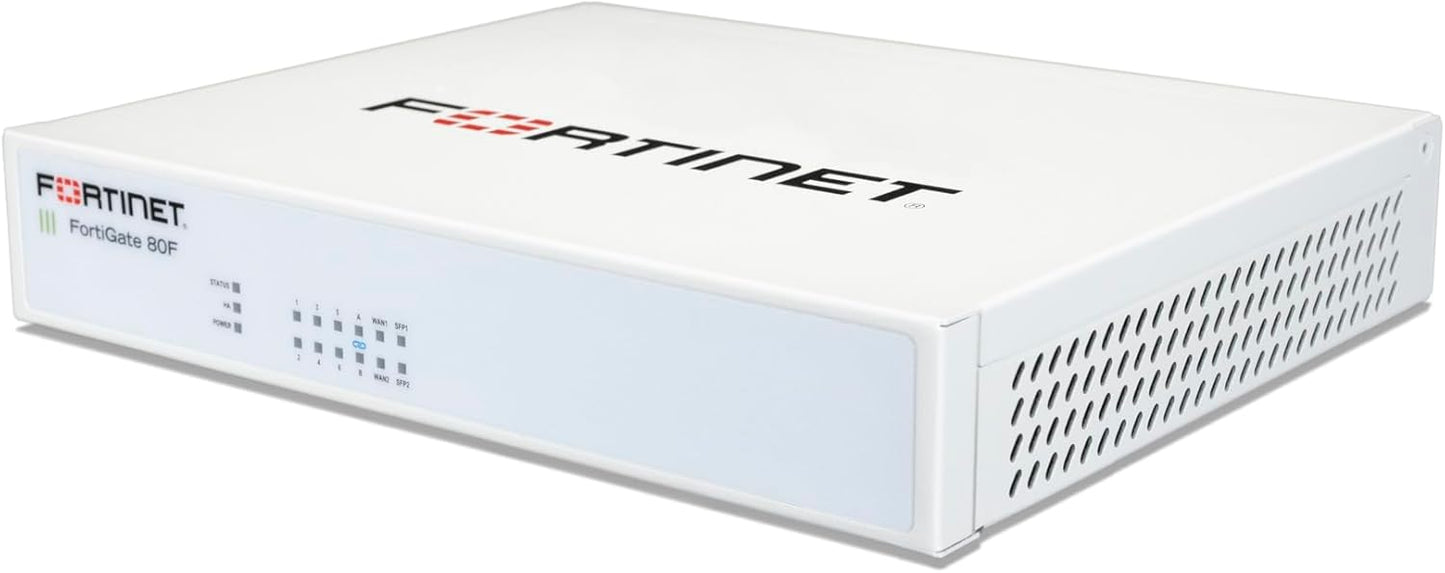 Fortinet FortiGate 80F – FG-80F-BDL-950-12 – Hardware + 1-Year FortiCare Premium & FortiGuard Unified Threat Protection (UTP)