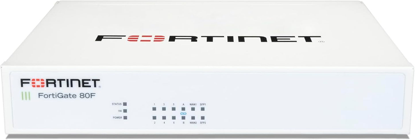 Fortinet FortiGate 80F – FG-80F-BDL-950-12 – Hardware + 1-Year FortiCare Premium & FortiGuard Unified Threat Protection (UTP)
