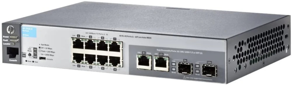 HPE Aruba 2530-8G Managed 8 Port Switch J9777A#ABA