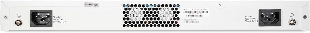FortiGate 100F Firewall Appliance – FG-100F-BDL-950-12 – 1 Year FortiCare Premium and FortiGuard Unified Threat Protection (UTP)